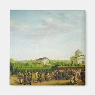 A country wedding magnet