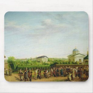 A country wedding mouse pad