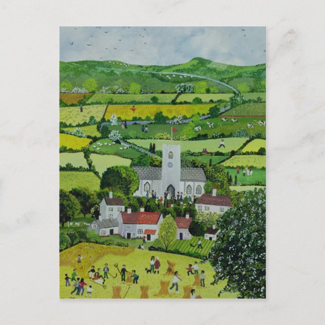 A Country Wedding Postcard (Front)