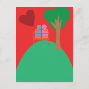 A Couple Dating Postcard