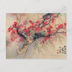 A Couple in Spring Postcard