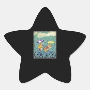 A Couple Of Bulldog Funny Bulldog Lover Gifts Star Sticker