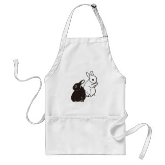 A couple of rabbits standard apron