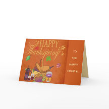 A COUPLE THANKSGIVING CARD
