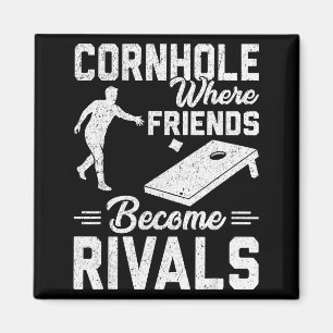 A Couple That Plays Cornhole Together - Valentine’ Magnet