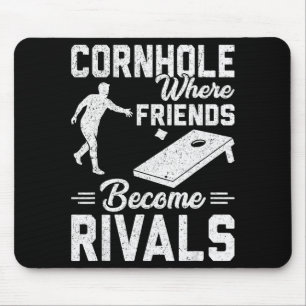 A Couple That Plays Cornhole Together - Valentine’ Mouse Pad