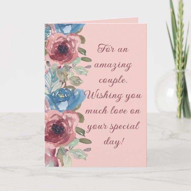 A couple's Love Anniversary Card (Front)