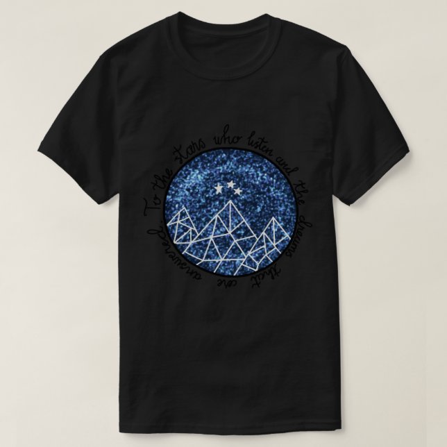 A court of thorns and roses quote drawing T-Shirt (Design Front)