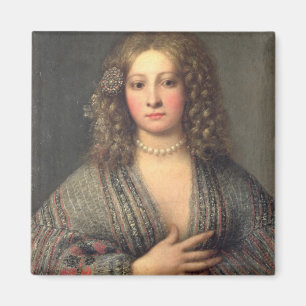 A Courtesan (oil on canvas) Magnet