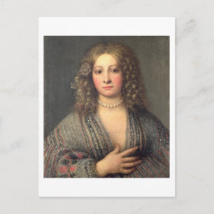 A Courtesan (oil on canvas) Postcard