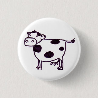 A Cow 3 Cm Round Badge