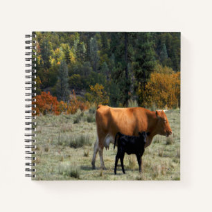 A cow and her calf... notebook