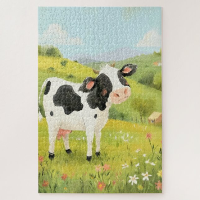 A Cow’s Day Out Jigsaw Puzzle (Vertical)