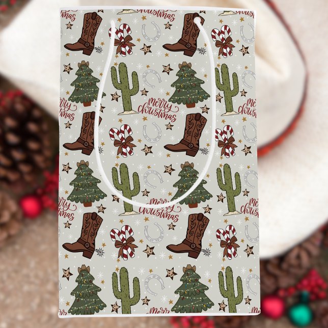 A Cowboy Merry Christmas Gift Bag (Creator Uploaded)