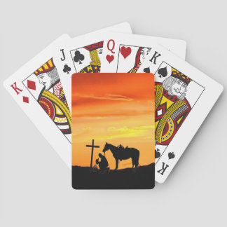 A Cowboy Prayer Playing Cards