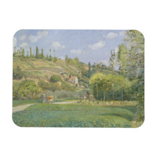 A Cowherd at Valhermeil, Auvers-sur-Oise Magnet