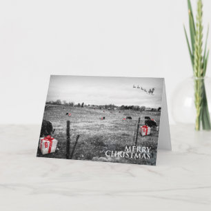 A Cow's Christmas - Generic Location Holiday Card