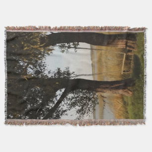 a cozy and serene atmosphere throw blanket