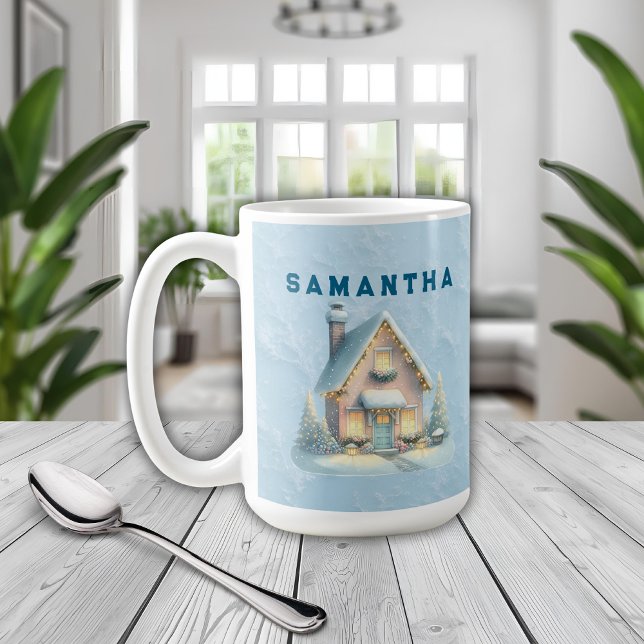  A Cozy Christmas Gift - Personalized Name Mug  (Creator Uploaded)