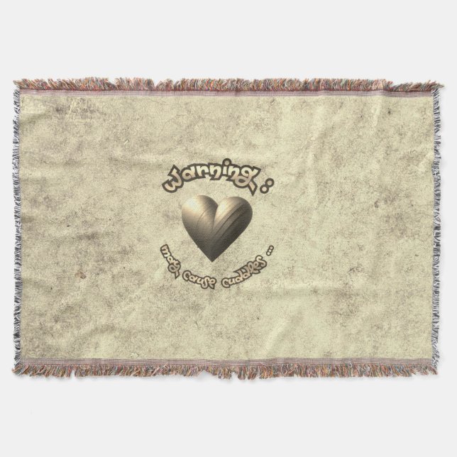 A Cozy Gift Straight From the Heart Throw Blanket (Front)