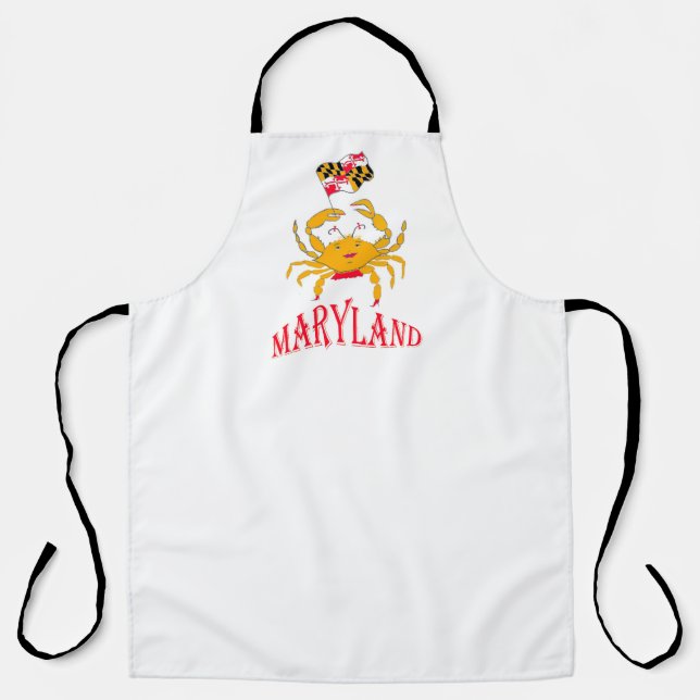 A crab in Maryland Apron (Front)