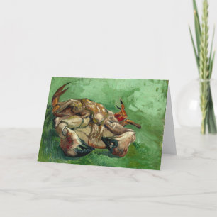 A Crab on Its Back   Vincent van Gogh Card