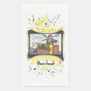 A Crack Team Literal Wordplay Humor Guest Napkin