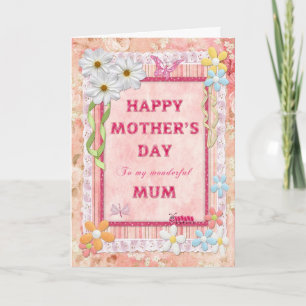 A craft Mother's Day card for Mum