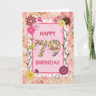 A craftlook 79th birthday card
