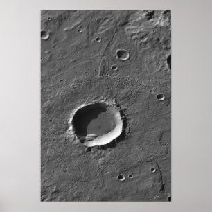 A crater on Mars Poster