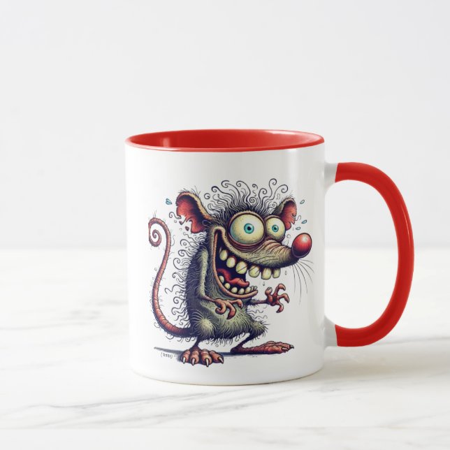 A crazy rat. mug (Right)