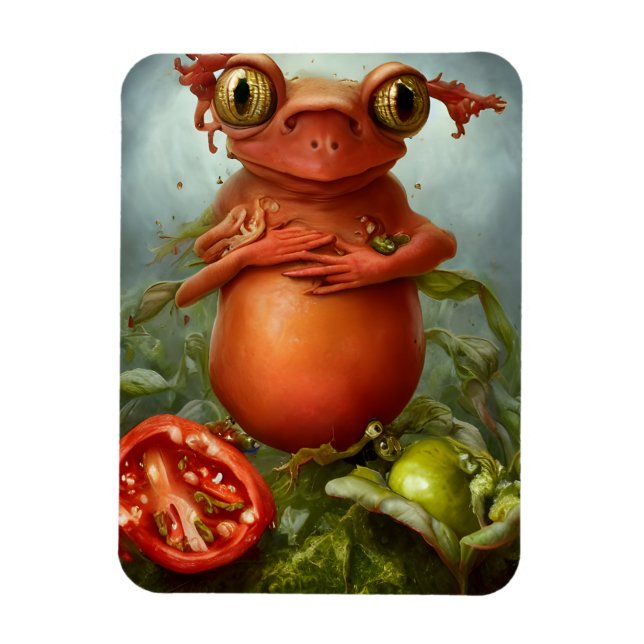 A Creature in the Salad  Magnet (Vertical)