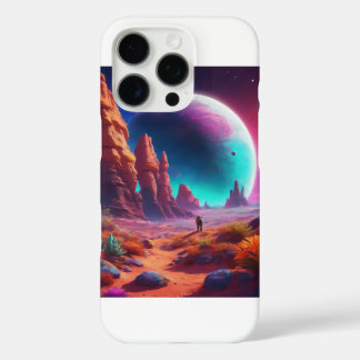 A creepy planet and astronut  iPhone 16 pro case