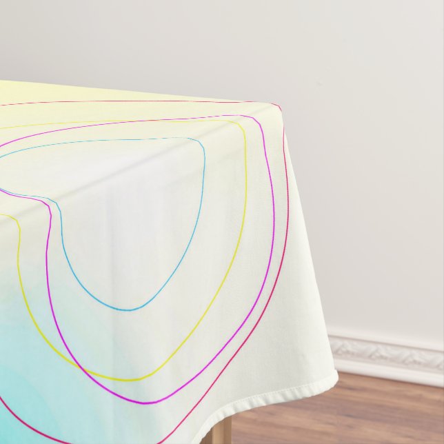 A Crop of Circles Tablecloth (In Situ)