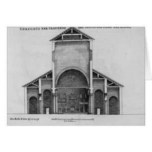 A Cross-Section of the old Vatican church