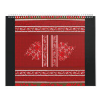 a cross stitch pattern with red flowers and vines
