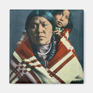A Crow Indian Madonna and Child Magnet
