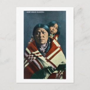 A Crow Indian Madonna and Child Postcard