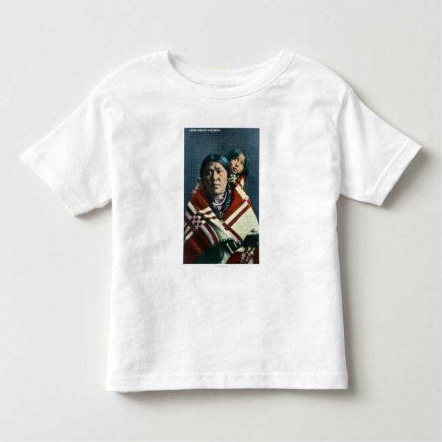 A Crow Indian Madonna and Child Toddler T-Shirt (Front)