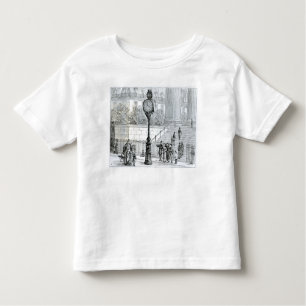 A Crowd Admires a Pneumatic Clock Toddler T-Shirt