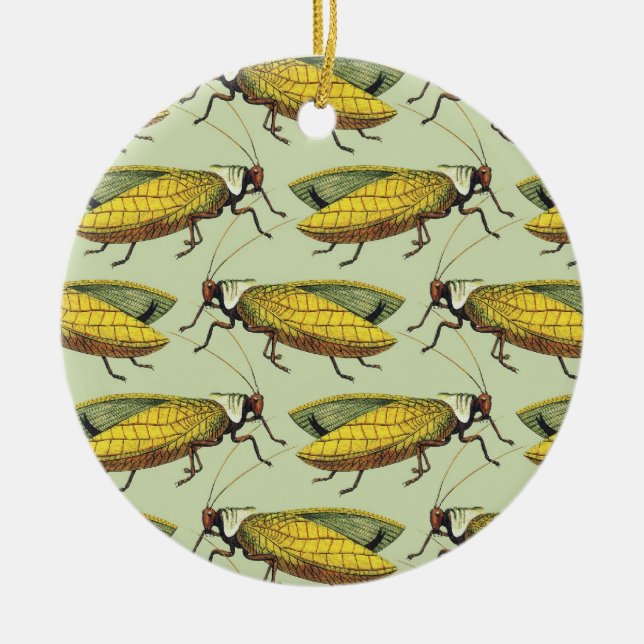 A Crowd of Katydids Ornament (Front)