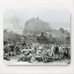 A Crowd Queues to Sign the National Covenant Mouse Pad