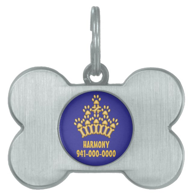 A Crown for All Dogs Pet Tag (Front)