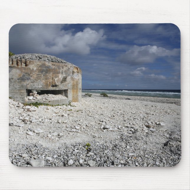 A crumbling bunker mouse pad (Front)
