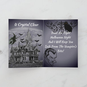 A Crystal Ball Forcast, Folded Greeting Card