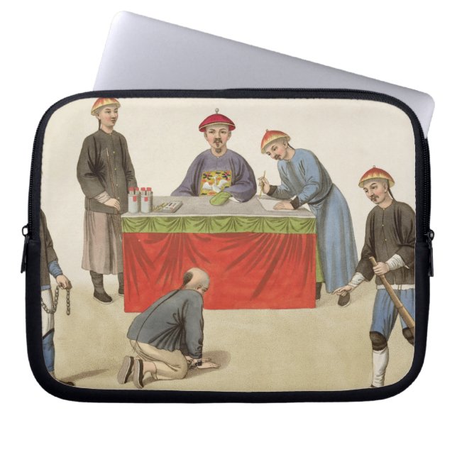 A Culprit before a Magistrate, plate 1 from 'The P Laptop Sleeve (Front)