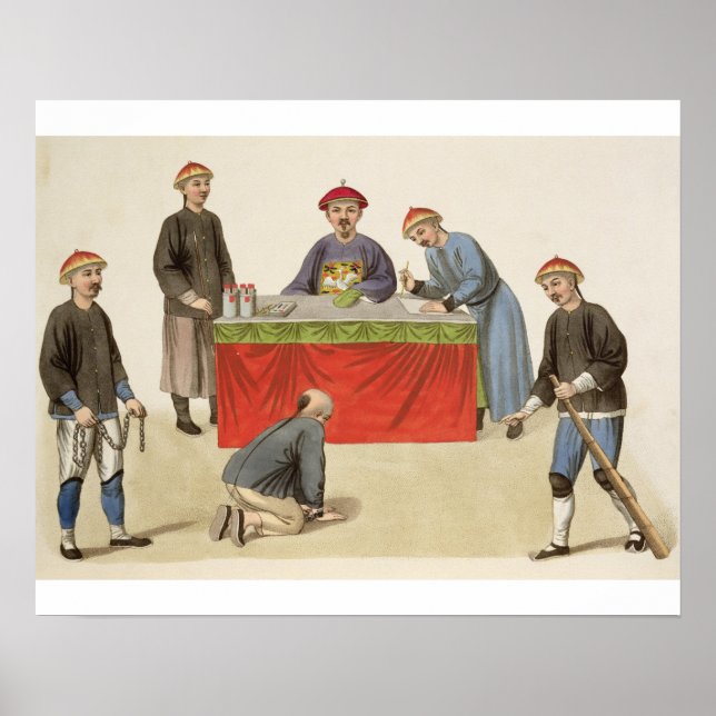 A Culprit before a Magistrate, plate 1 from 'The P Poster (Front)