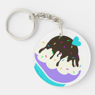 A Cup Full of Sweetness Key Ring