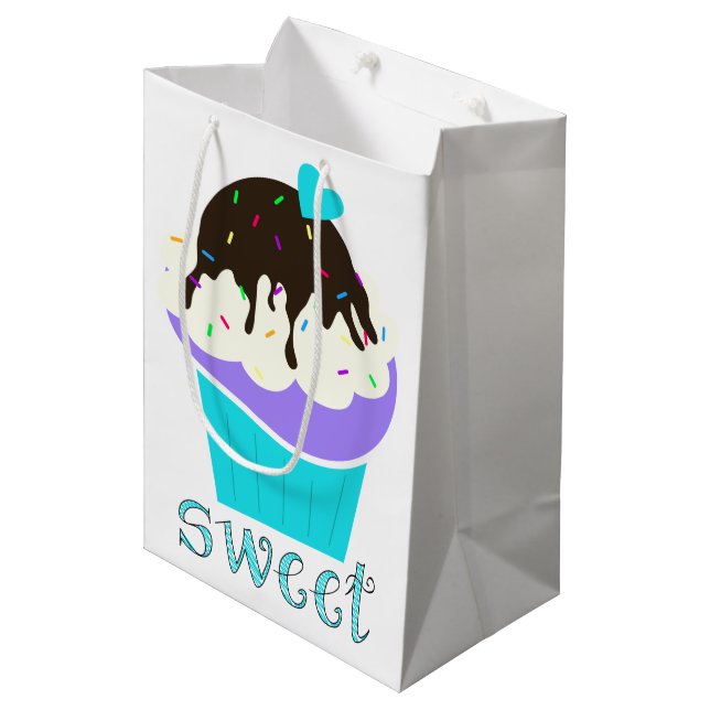A Cup Full of Sweetness Medium Gift Bag (Front Angled)