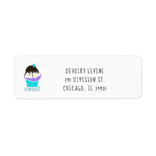 A Cup Full of Sweetness Return Address Label